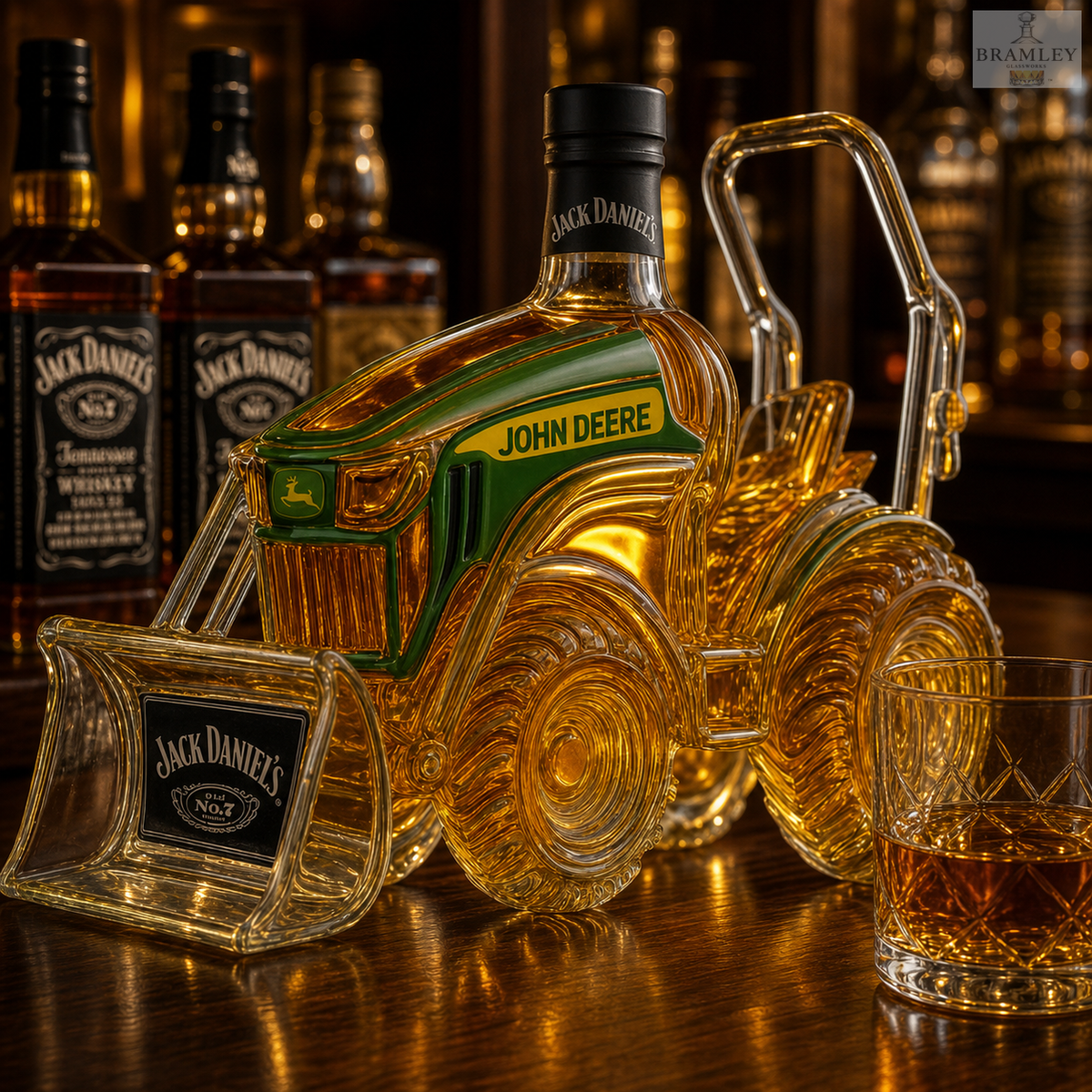 John Deere Tractor Whisky Decanter