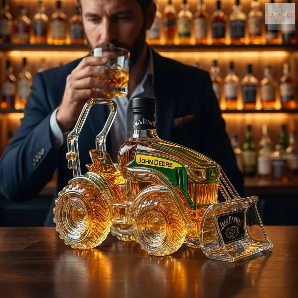 John Deere Tractor Whisky Decanter