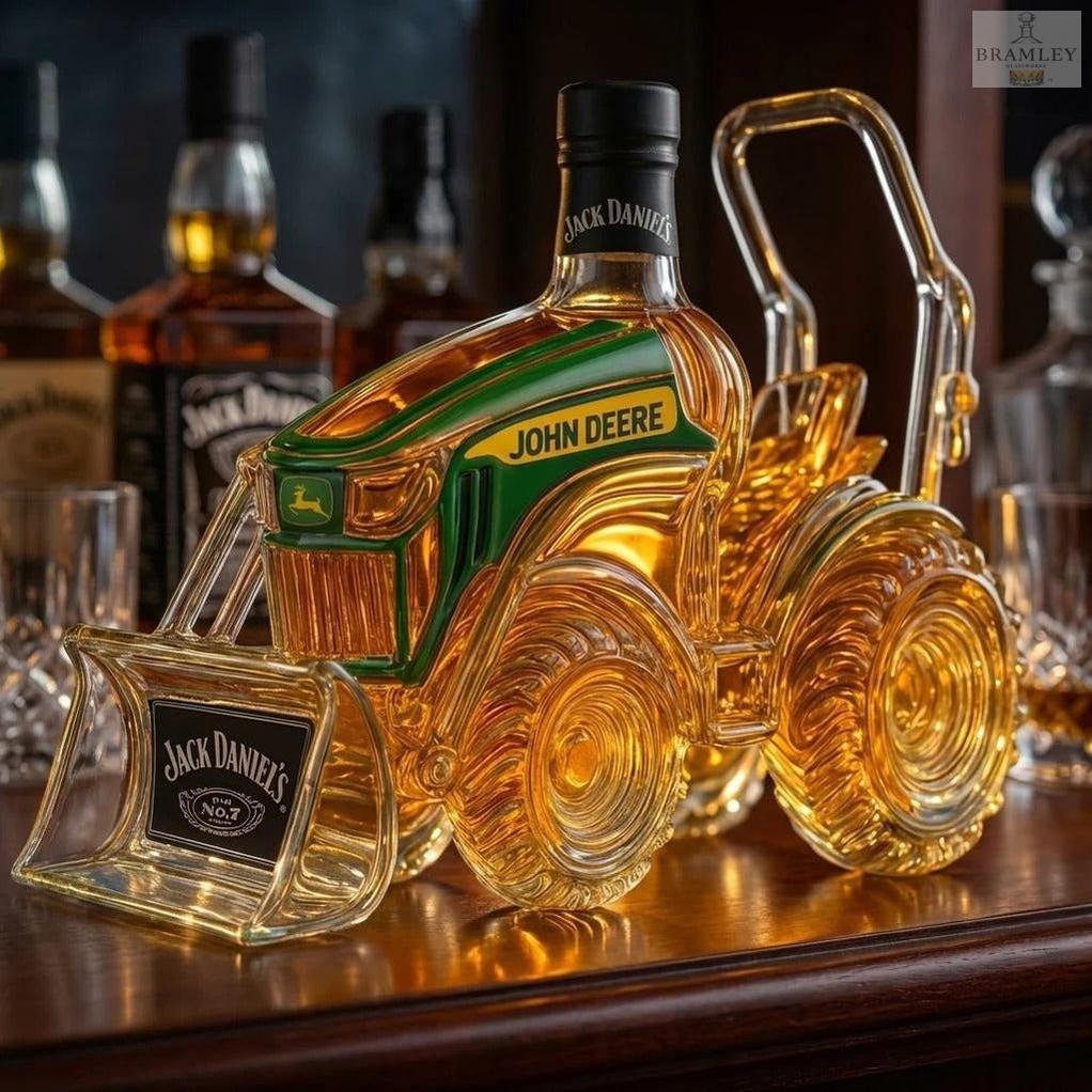 John Deere Tractor Whisky Decanter