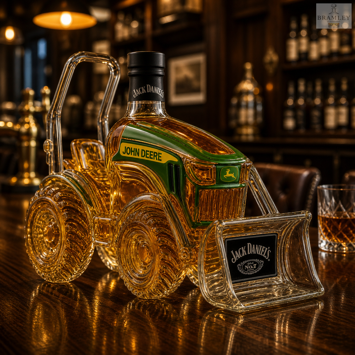 John Deere Tractor Whisky Decanter