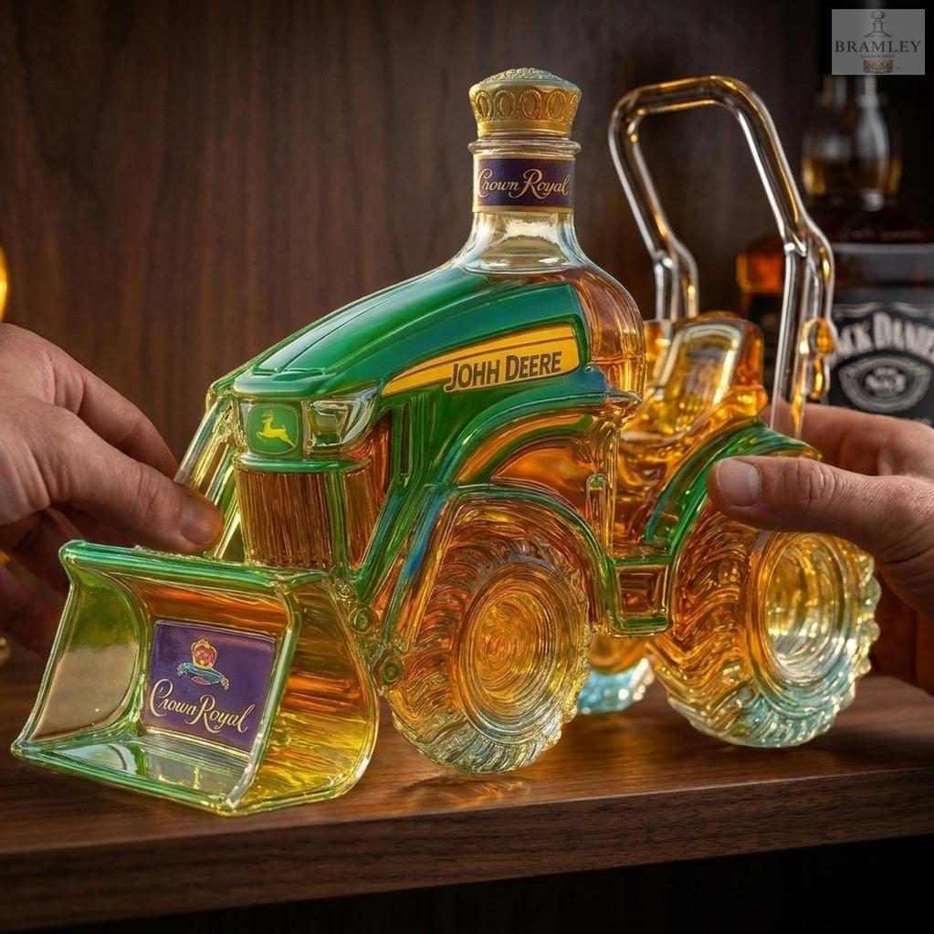 John Deere Tractor Whisky Decanter