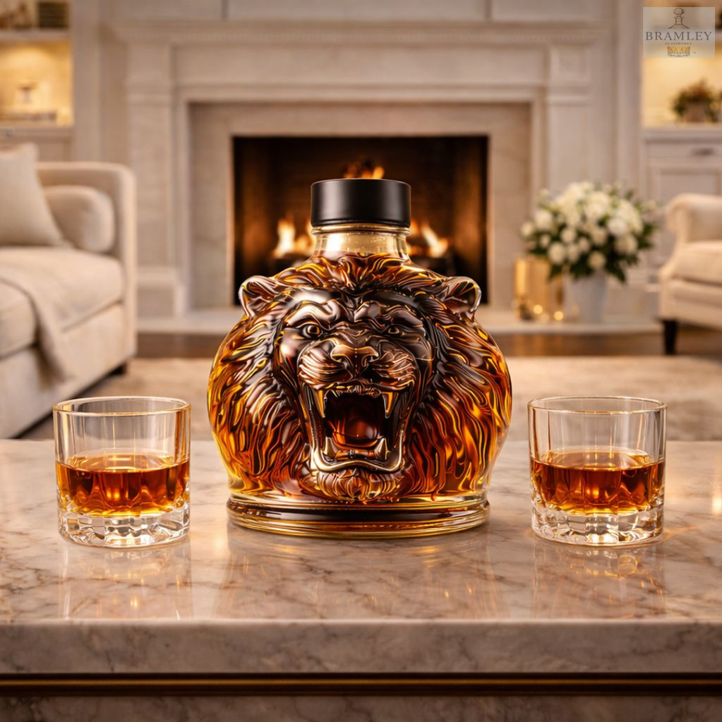 Lion Head Whisky Decanter