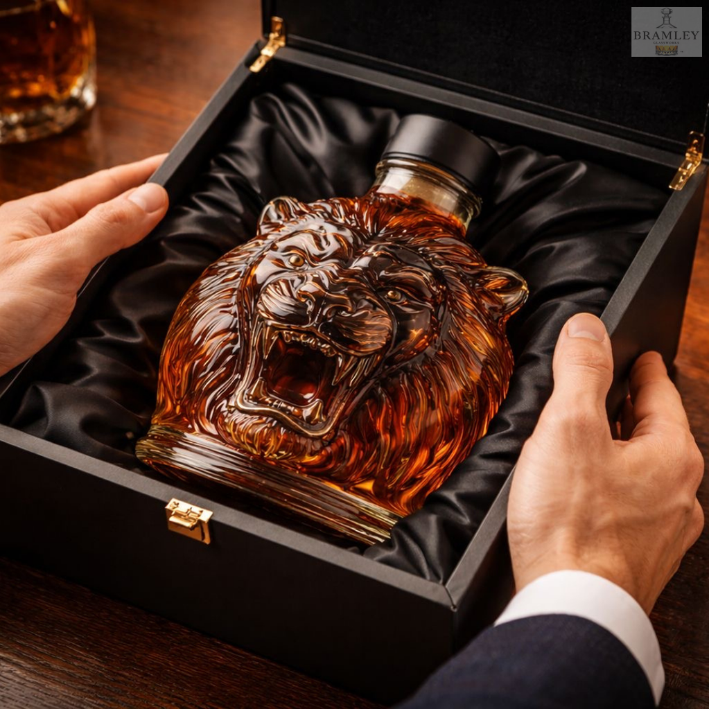 Lion Head Whisky Decanter