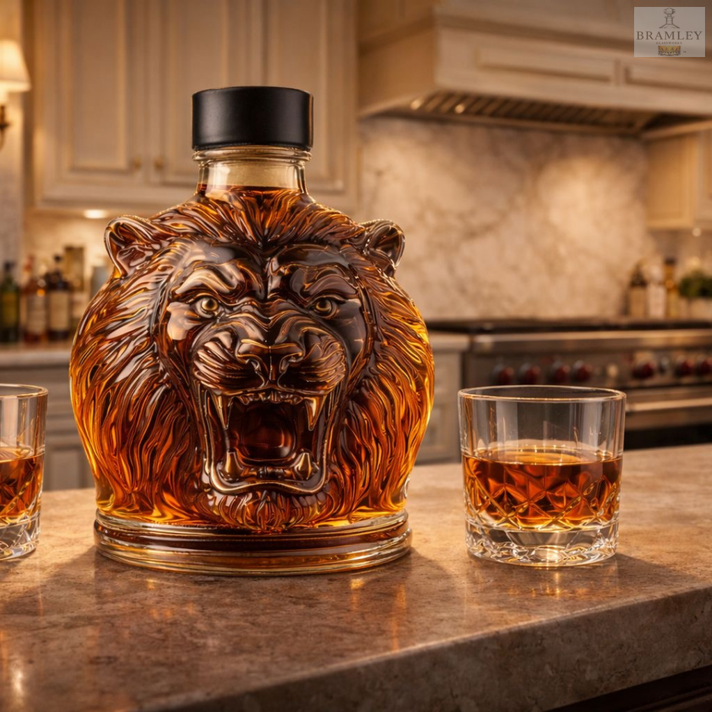 Lion Head Whisky Decanter