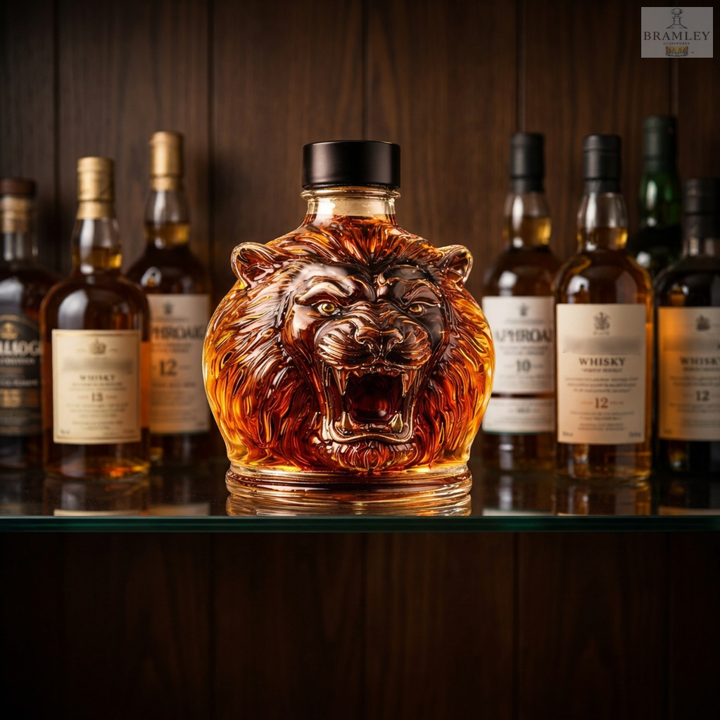 Lion Head Whisky Decanter