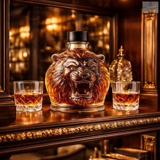 Lion Head Whisky Decanter