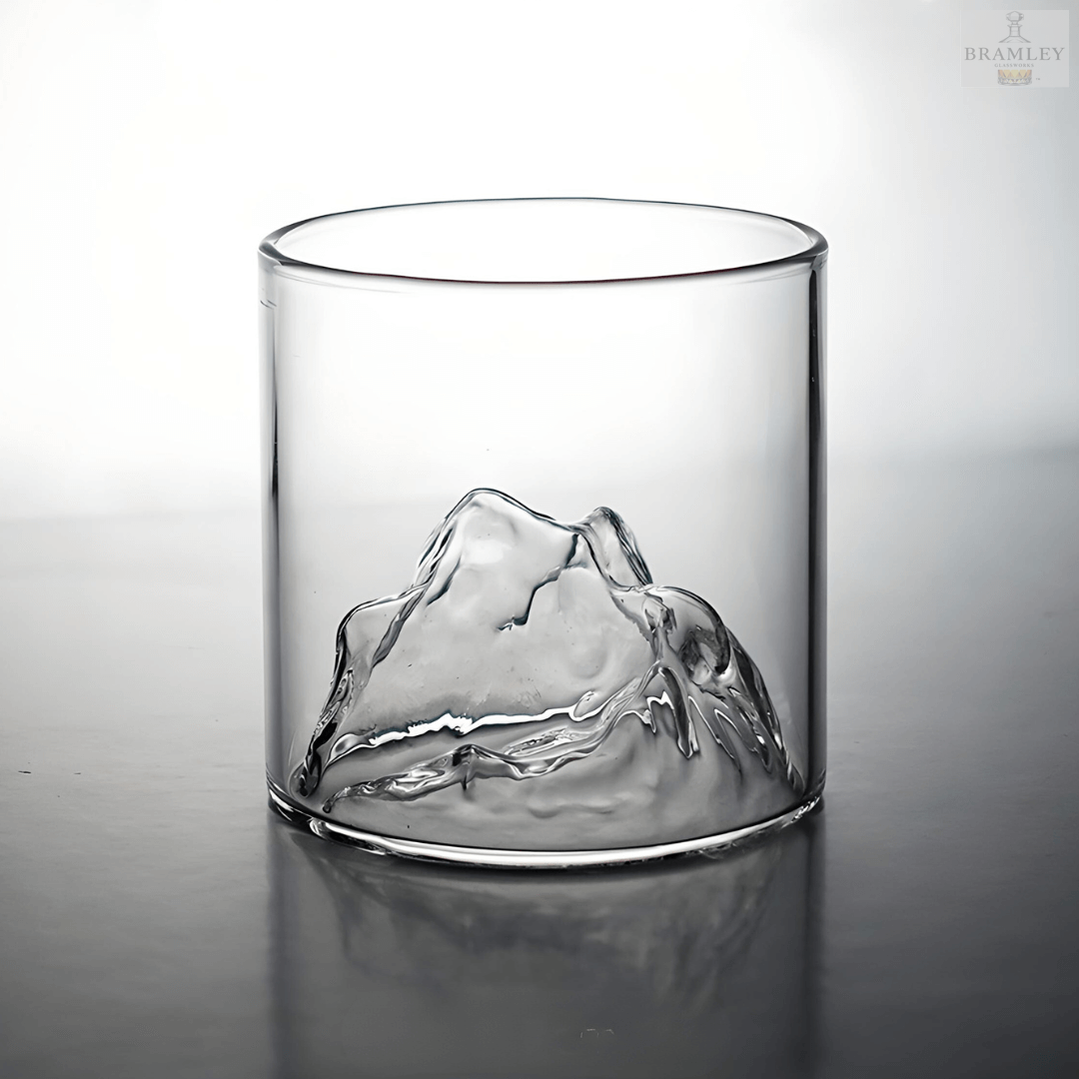Mount Fuji Japanese Crystal Whisky Glass