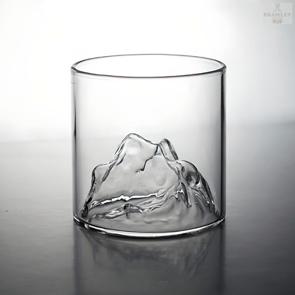 Mount Fuji Japanese Crystal Whisky Glass