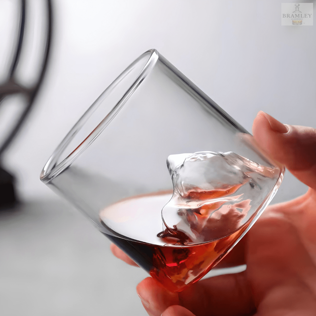 Mount Fuji Japanese Crystal Whisky Glass