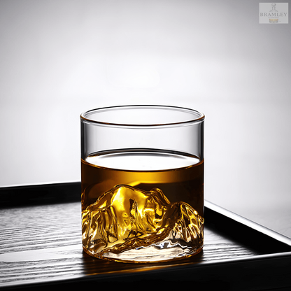 Mount Fuji Japanese Crystal Whisky Glass