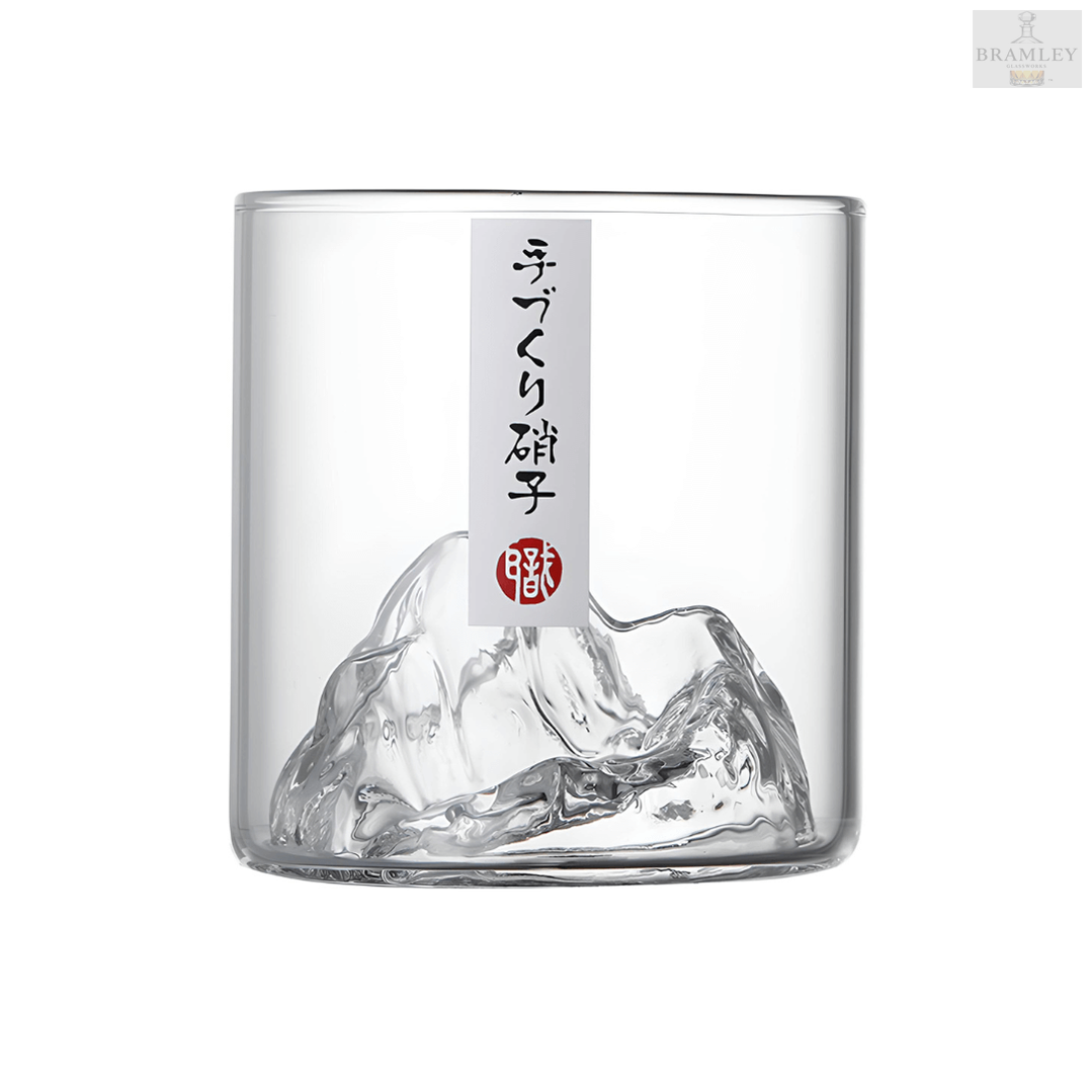 Mount Fuji Japanese Crystal Whisky Glass