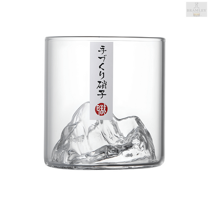 Mount Fuji Japanese Crystal Whisky Glass