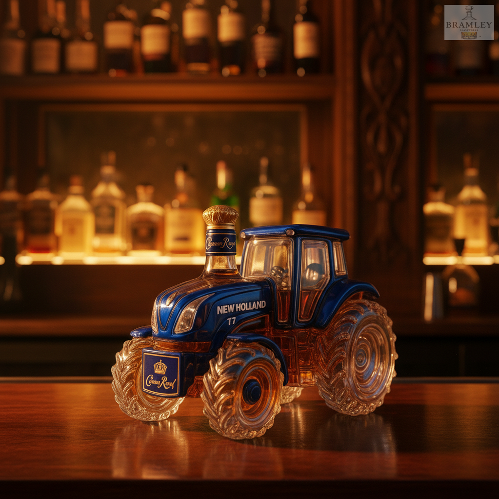 New Holland T7 Tractor Whisky Decanter