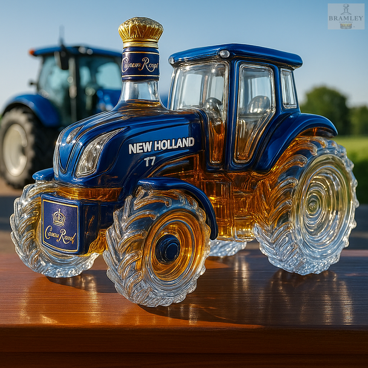 New Holland T7 Tractor Whisky Decanter