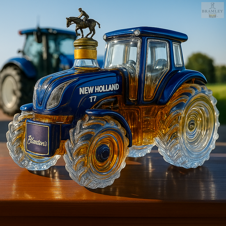 New Holland T7 Tractor Whisky Decanter