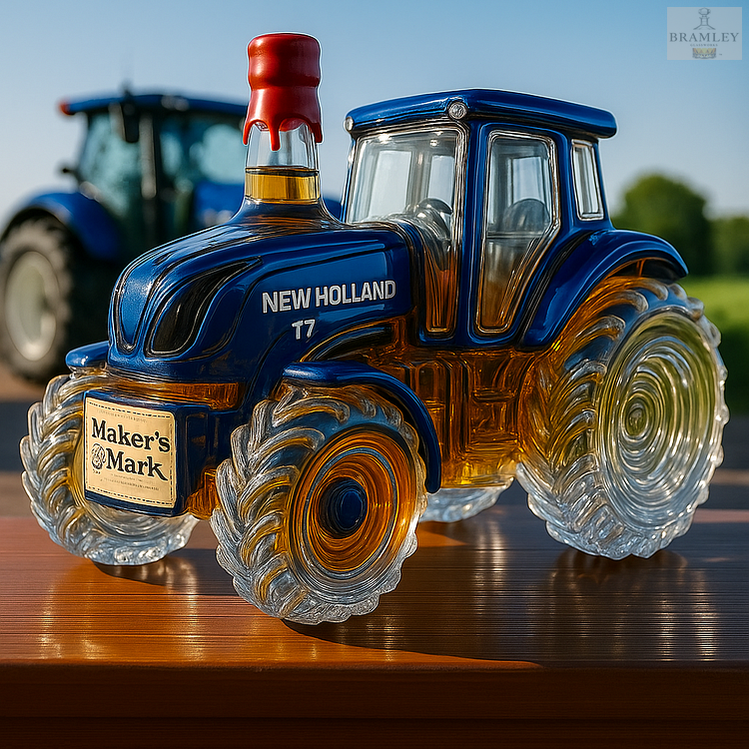 New Holland T7 Tractor Whisky Decanter