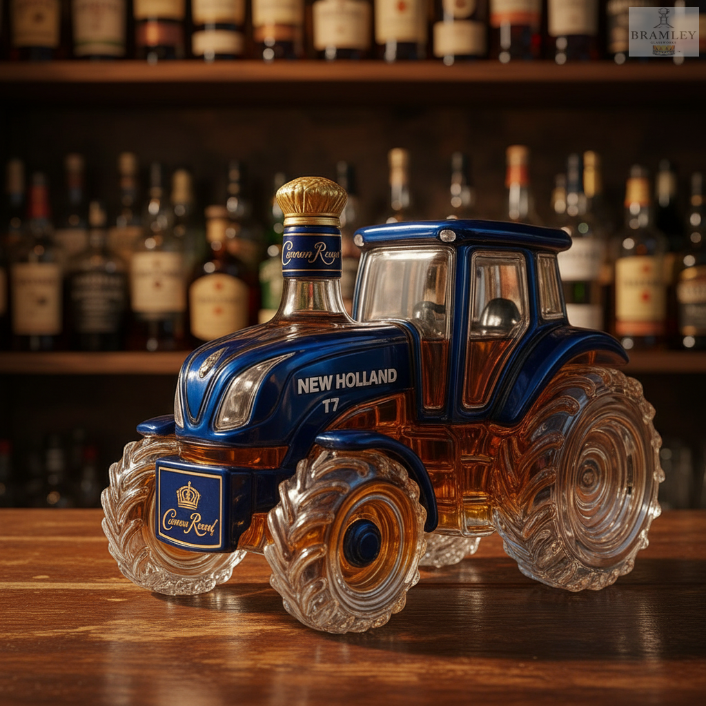 New Holland T7 Tractor Whisky Decanter