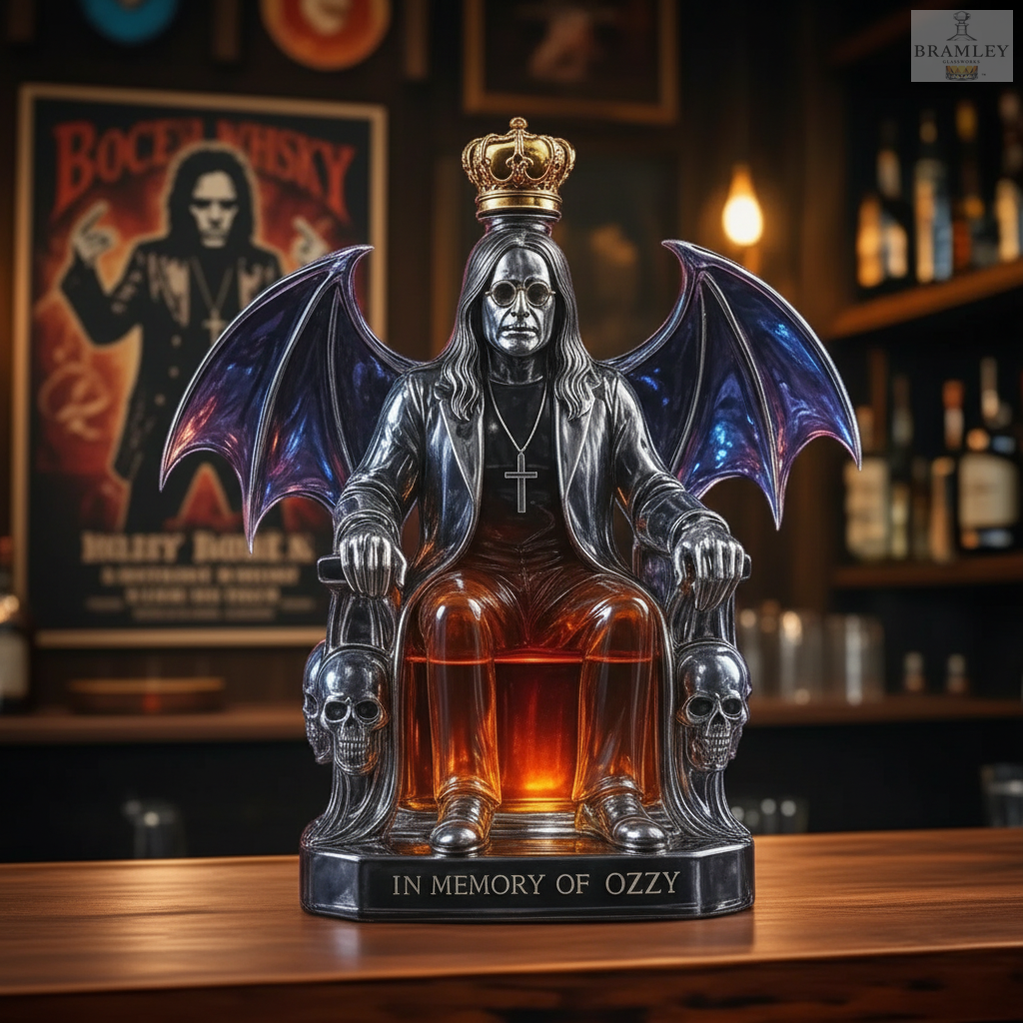 Ozzy Osbourne Throne Whisky Decanter
