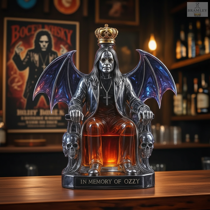 Ozzy Osbourne Throne Whisky Decanter