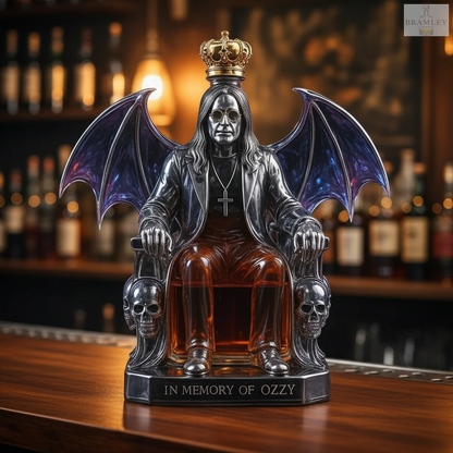 Ozzy Osbourne Throne Whisky Decanter