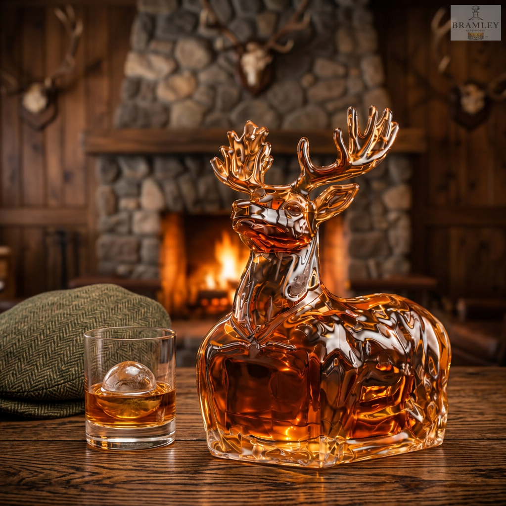 Reindeer Whisky Decanter