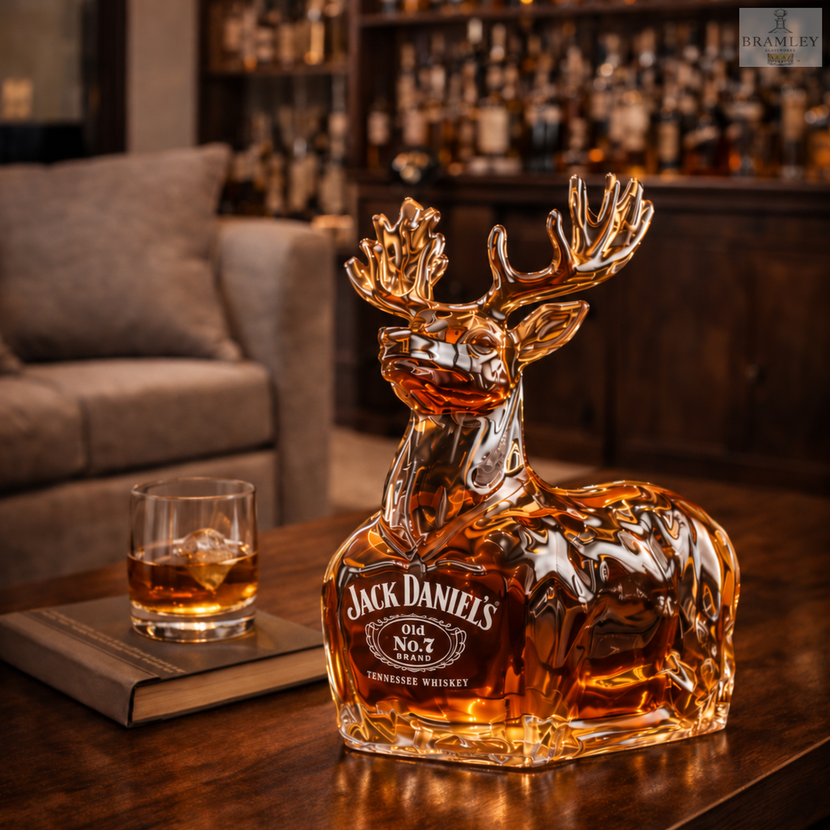 Reindeer Whisky Decanter