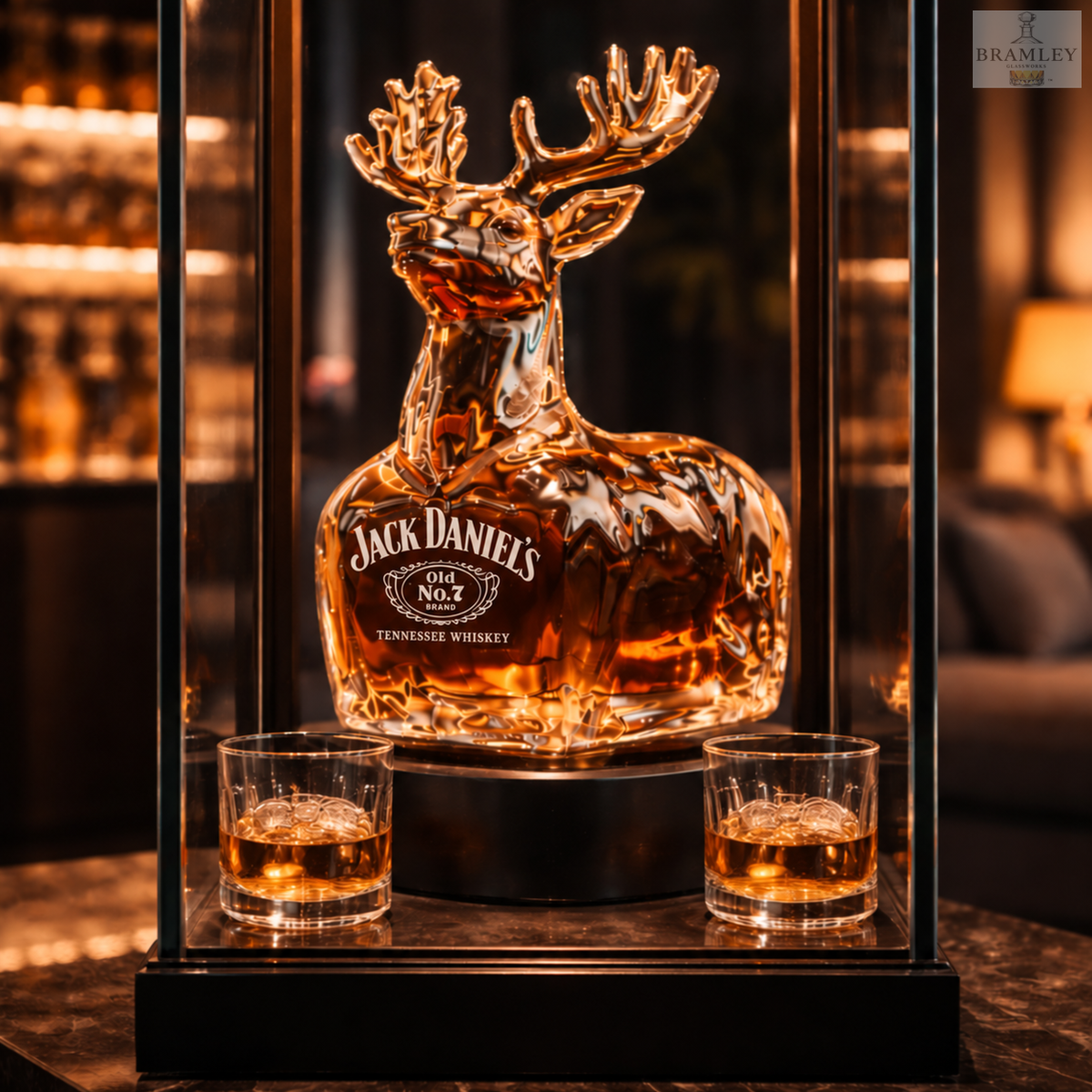 Reindeer Whisky Decanter