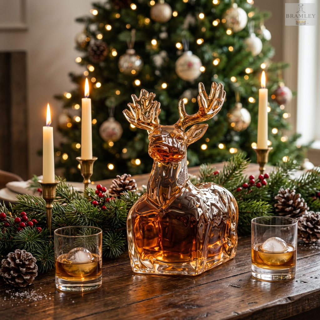 Reindeer Whisky Decanter
