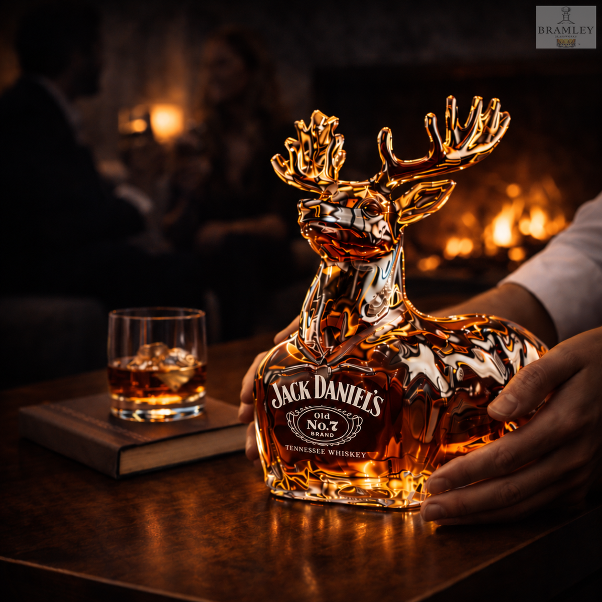 Reindeer Whisky Decanter