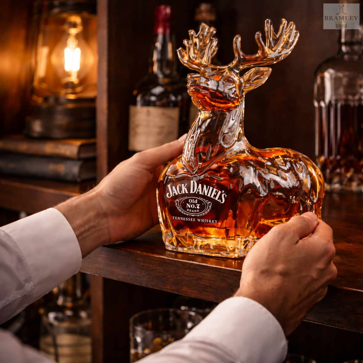 Reindeer Whisky Decanter