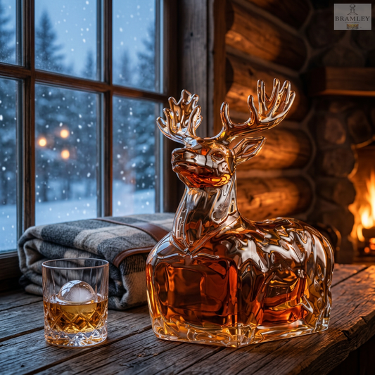 Reindeer Whisky Decanter