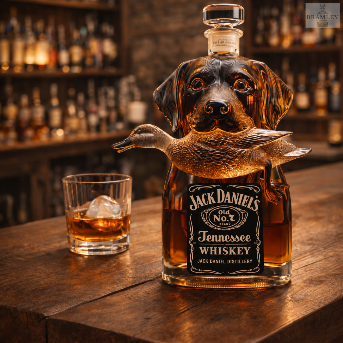 Retriever & Duck Whisky Decanter