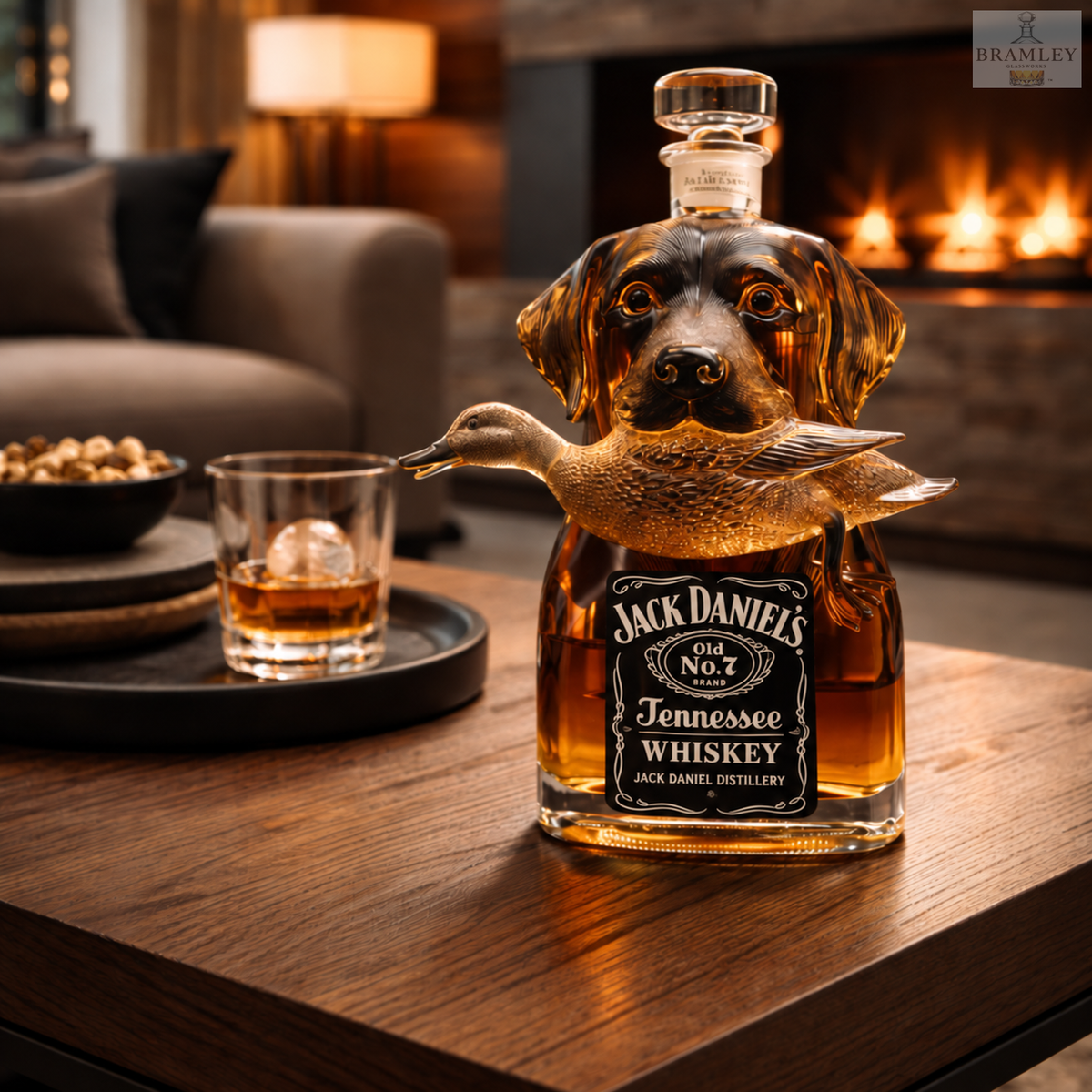 Retriever & Duck Whisky Decanter
