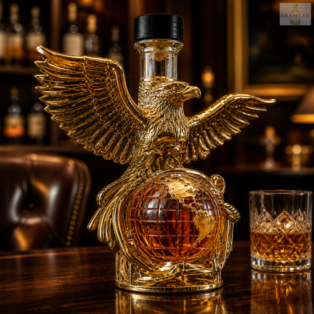Soaring Eagle Whisky Decanter
