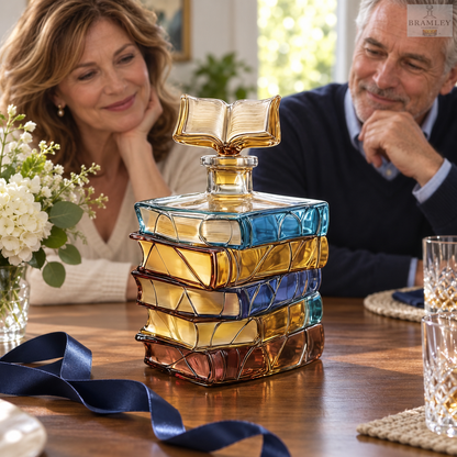 Stack of Books Whisky Decanter