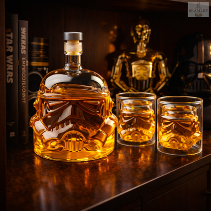 Stormtrooper Helmet Whisky Decanter & Glasses Set