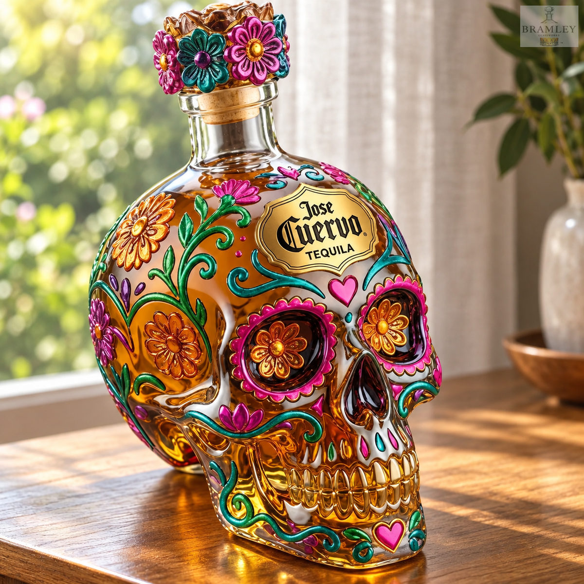 Sugar Skull Whisky Decanter