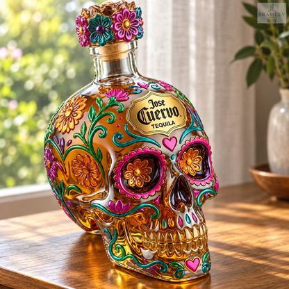 Sugar Skull Whisky Decanter