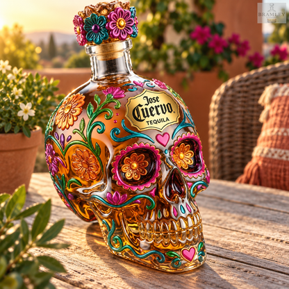Sugar Skull Whisky Decanter