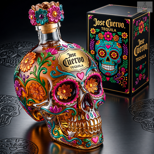 Sugar Skull Whisky Decanter