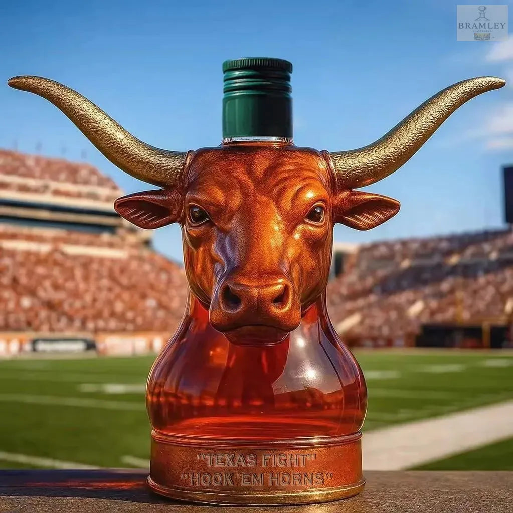 Texas Longhorns Whisky Decanter