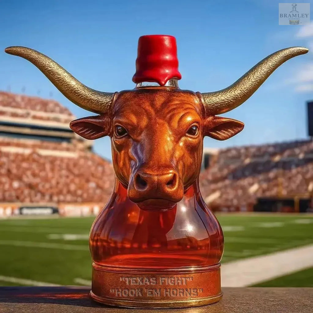 Texas Longhorns Whisky Decanter