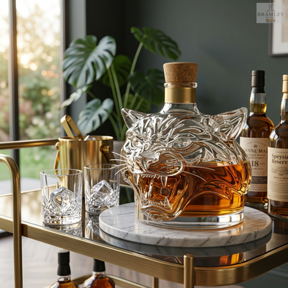 Tiger Head Whisky Decanter