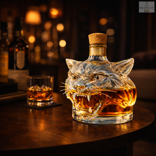 Tiger Head Whisky Decanter
