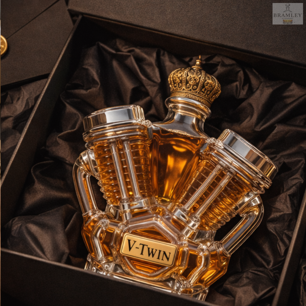 V-Twin Engine Whisky Decanter