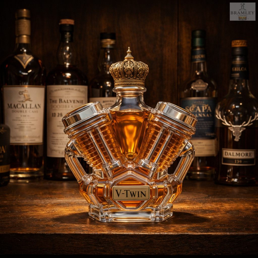 V-Twin Engine Whisky Decanter