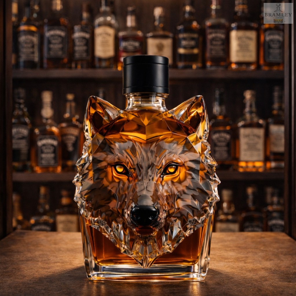 Wolf Head Whisky Decanter
