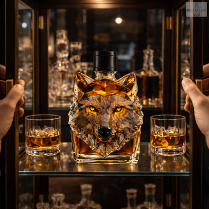 Wolf Head Whisky Decanter