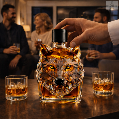 Wolf Head Whisky Decanter