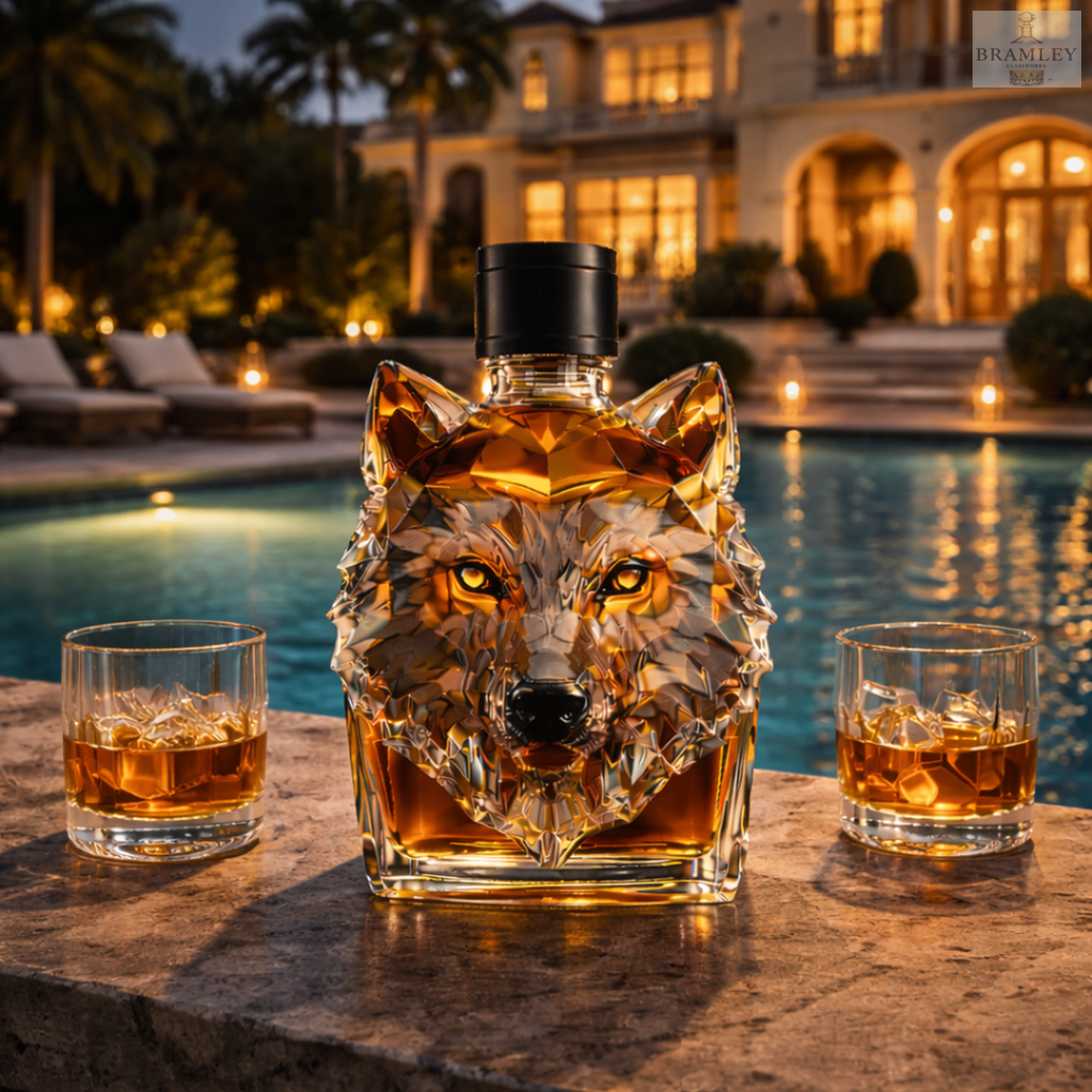 Wolf Head Whisky Decanter